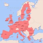 Free Printable Maps Of Europe   Printable Map Of Western Europe