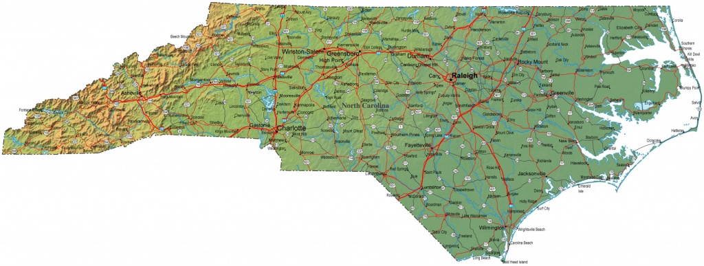 Free Printable Maps: Printable Maps North Carolina | Printfree - Printable Street Map Of Greenville Nc