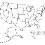 Free Printable Us Map Blank Usamap Inspirational Free Printable Map   Free Printable Blank Map Of The United States