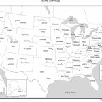 Free Printable Us Maps With State Names Usa Map And State Capitals   Printable Us Map With States