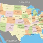 Free Printable Us States And Capitals Map | Map Of Us States And   Free Printable Us Map With States And Capitals