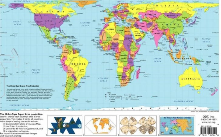 Free Printable World Map For Kids