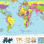 Free Printable World Map | D1Softball   Round World Map Printable