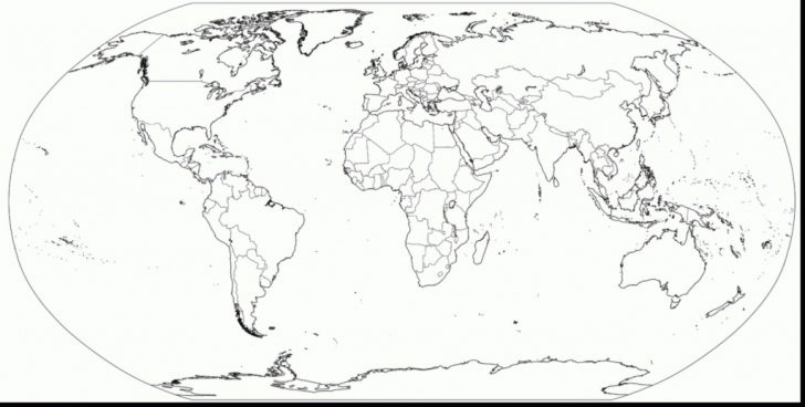 Free Printable World Map For Kids With Countries