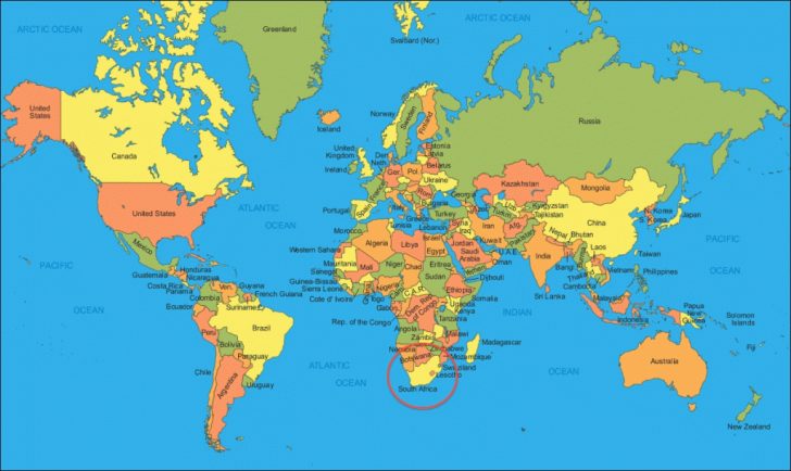 Printable World Maps For Students