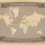 Free Printable World Travel Map   Printable Travel Map