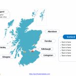 Free Scotland Editable Map   Free Powerpoint Templates   Printable Map Of Scotland With Cities