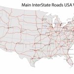 Free United States Road Map And Travel Information | Download Free   United States Road Map Printable