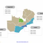 Free Zambia Editable Map   Free Powerpoint Templates   Printable Map Of Lusaka
