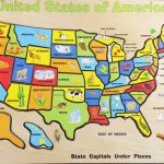 Fun Solving The United States Map Wood Puzzle | Melissa & Doug Usa   California Map Puzzle