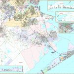 Galveston, Tx Wall Map   Map Of Galveston Texas