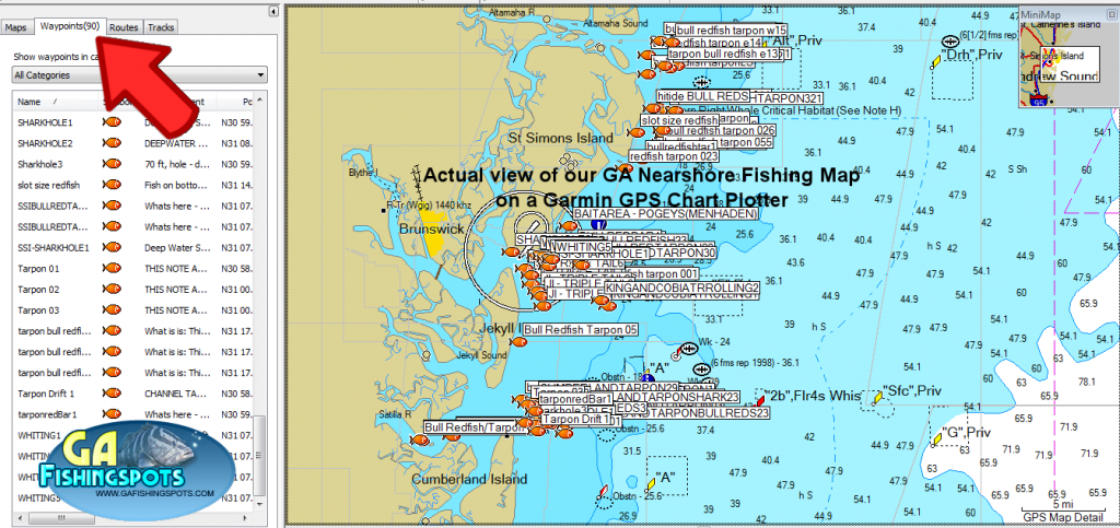Garmin Saltwater Fishing Maps « Guide To Coastal Georgia Fishing - Florida Fishing Map
