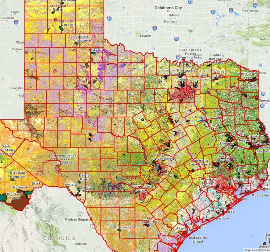 Geographic Information Systems (Gis) - Tpwd - Geographic Id Map Texas