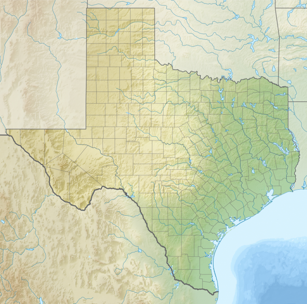 Geography Of Texas - Wikipedia - Map Of South Texas Coast