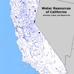 Geology Cafe   California Water Map
