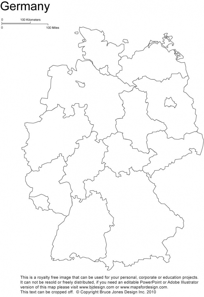 Germany Printable Blank Map, Berlin, Europe, Royalty Free - Printable Map Of Germany