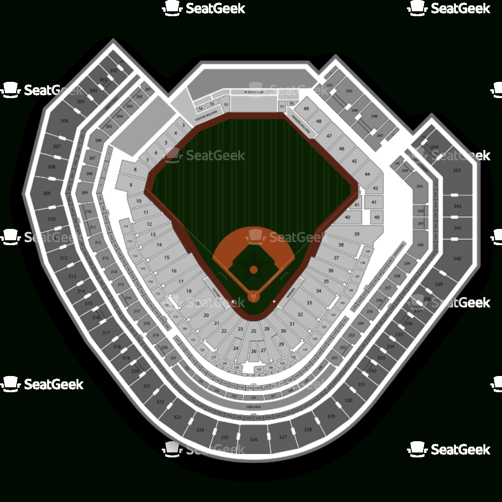 Globe Life Park Seating Chart | Seatgeek - Texas Rangers Ballpark Seating Map