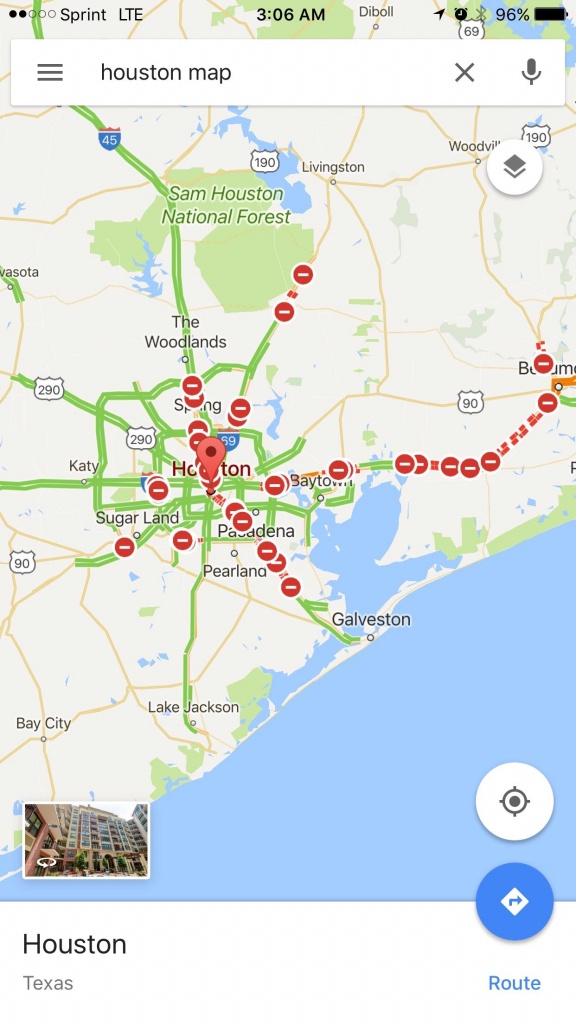 Google Map Of All The Roads Closed In Texas Due To Hurricane Harvey - Google Maps Beaumont Texas