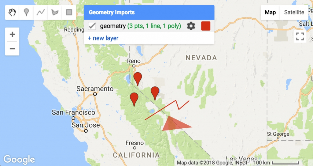 Google Maps – Exporting Location Coordinates As .csv File For Fresno - Fresno California Google Maps