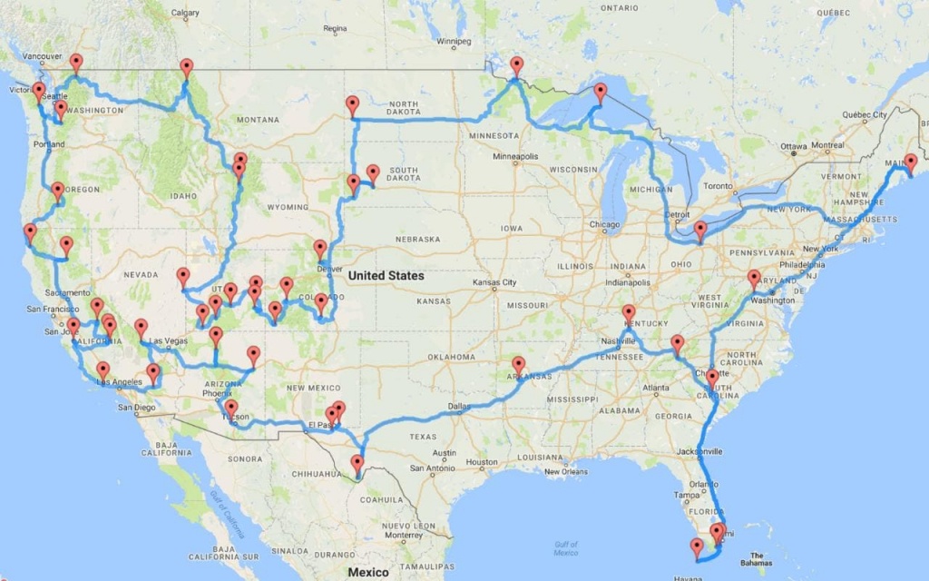 Google Maps Map Of Usa - Capitalsource - California Road Map Google