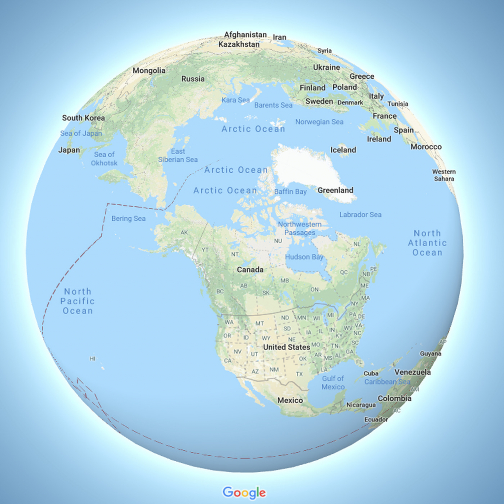 Google Maps Now Depicts The Earth As A Globe - The Verge - Google Maps Santa Cruz California