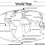 Grade Level: 2Nd Grade Objectives:  Students Will Recognize That   Map Of Continents And Oceans Printable