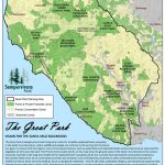 Great Park Map   Santa Cruz Mountains | Sempervirens Fund   Redwood Forest California Map