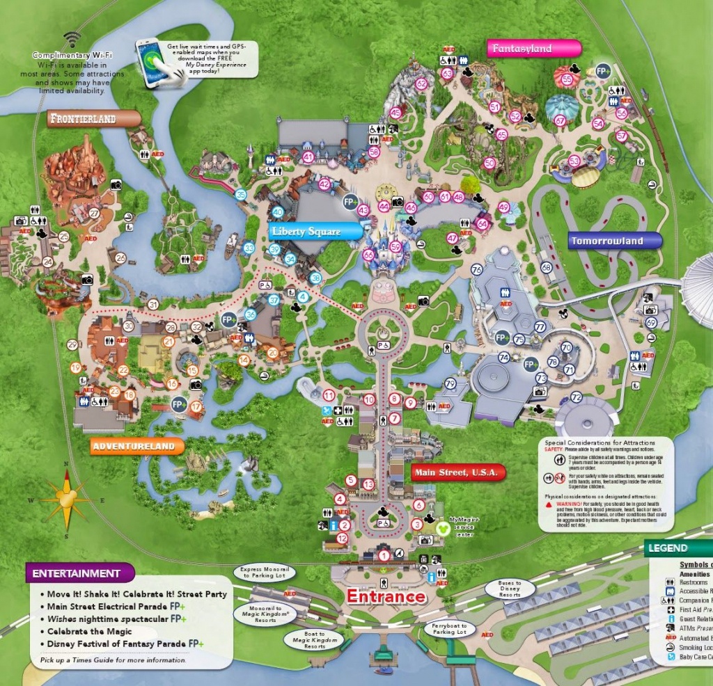Great Printable Maps Of Disney World | Vacations: Disney Trip - Printable Disney World Maps