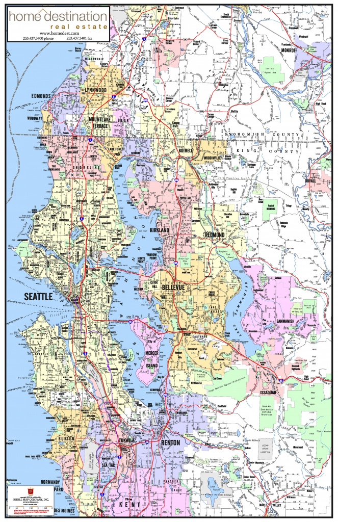 Greater Seattle Area Map - Map Of Greater Seattle Area (Washington - Printable Map Of Seattle Area