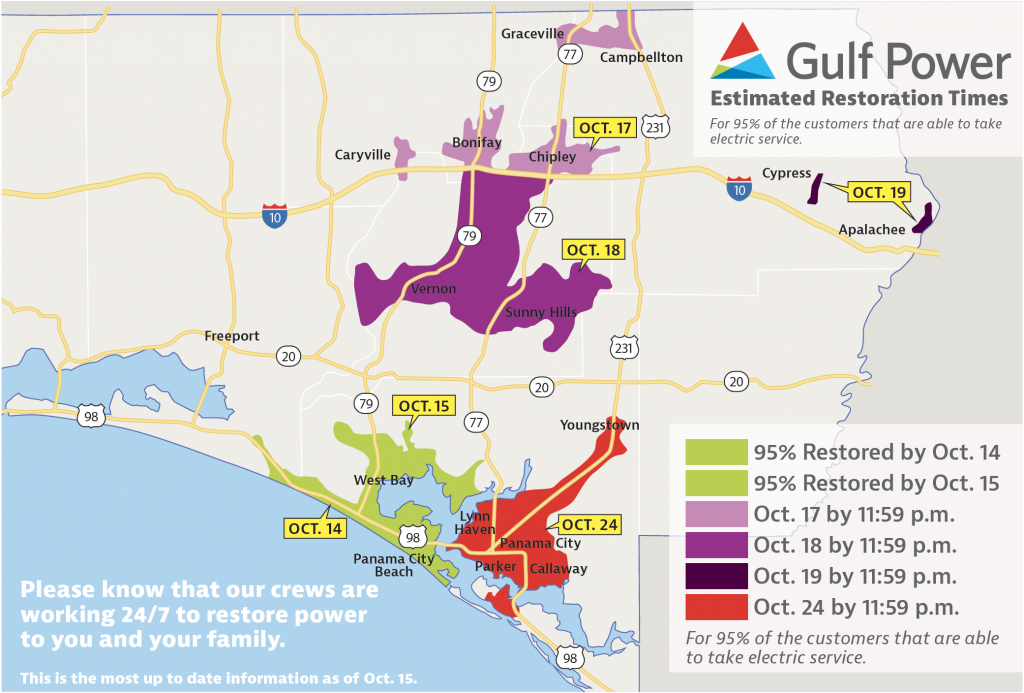 Gulf Power Announces Panama City Beach All Powered Up – Oct. 15 - Street Map Panama City Florida