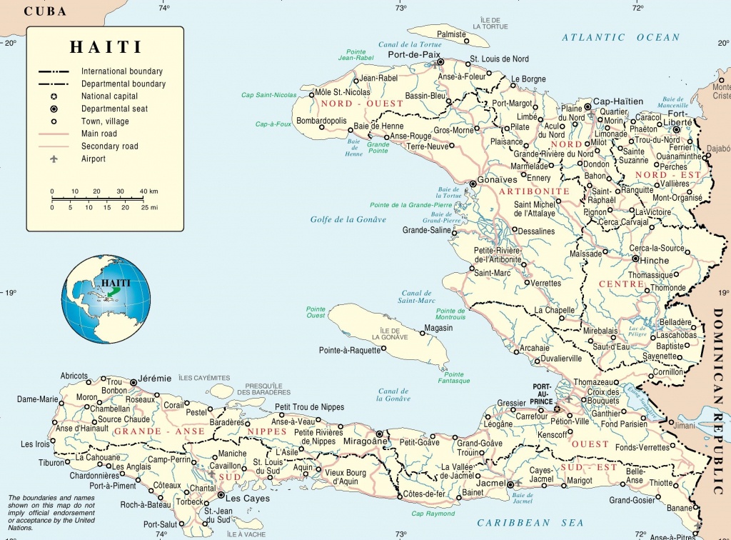 Haiti Maps | Maps Of Haiti - Printable Map Of Haiti