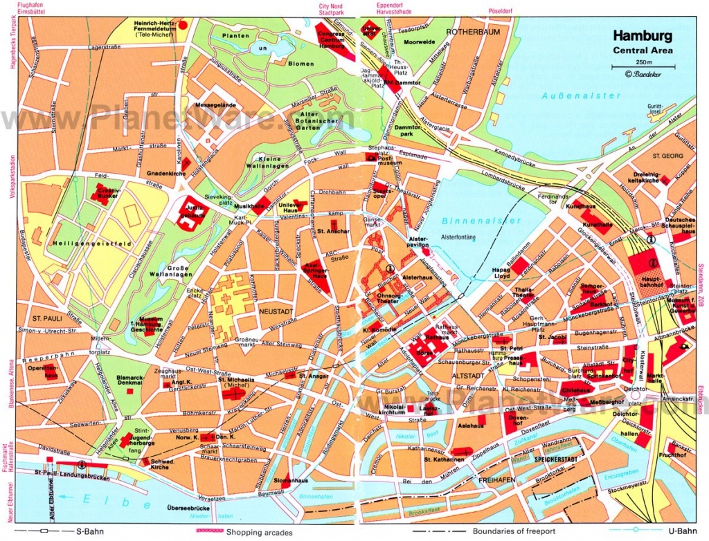 Hamburg Germany Cruise Port Of Call - Printable Map Of Hamburg