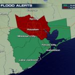Happening Now: Heavy Rain, Flooding Threatening Houston & Southeast   Spring Texas Flooding Map