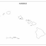 Hawaii Blank Map   Printable Map Of Hawaii
