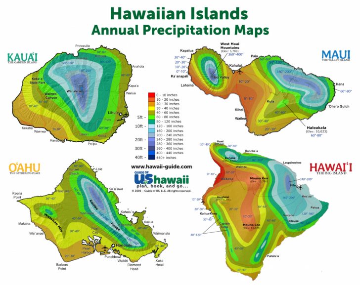 Map Of Hawaiian Islands And California