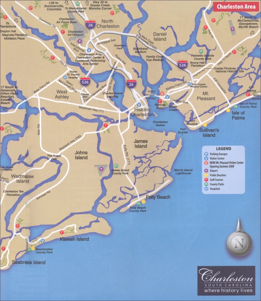 Helpful Charleston Sc Maps 2019 - Printable Map Of Charleston Sc Historic District