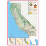 Hemispheres California Wall Map » Round World Products   Laminated California Map