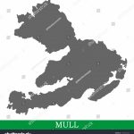 High Quality Map Mull Island United Stock Vector (Royalty Free   Printable Map Of Mull
