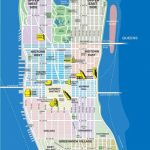 High Resolution Map Of Manhattan For Print Or Download | Usa Travel   Printable Nyc Map Pdf