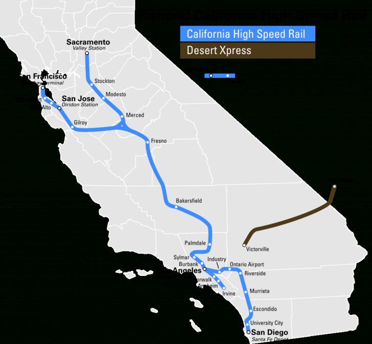 California Train Map
