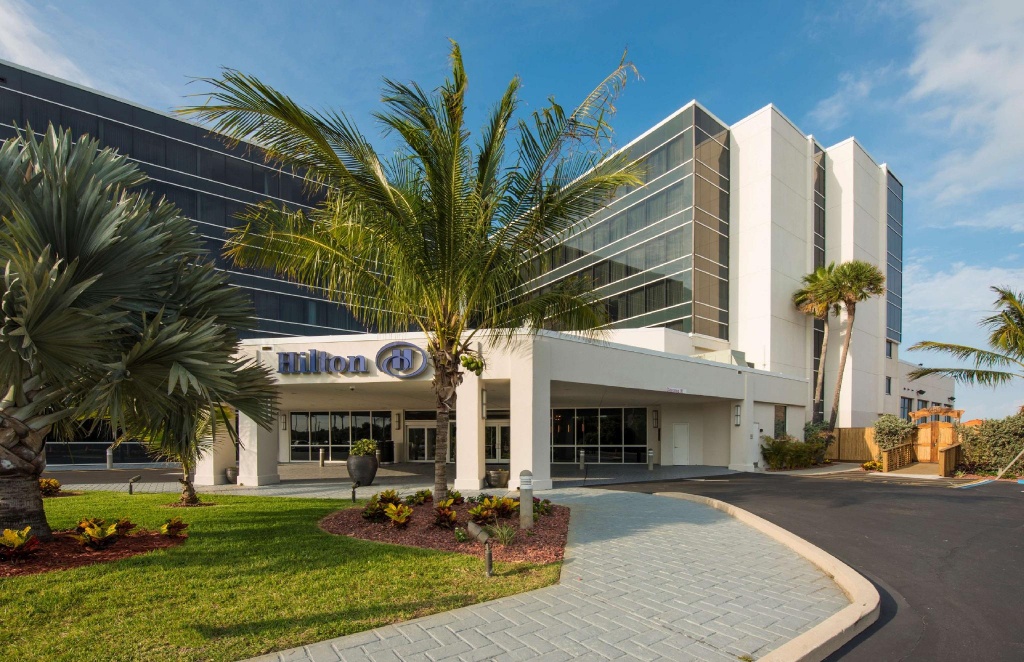 Hilton Cocoa Beach Oceanfront Hotel In Cocoa Beach (Fl) - Room Deals - Map Of Hotels In Cocoa Beach Florida