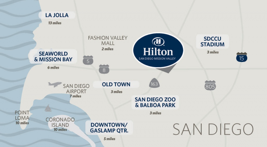 Hilton Mission Valley San Diego Hotel | Hotels In Mission Valley San - Map Of Hilton Hotels In California