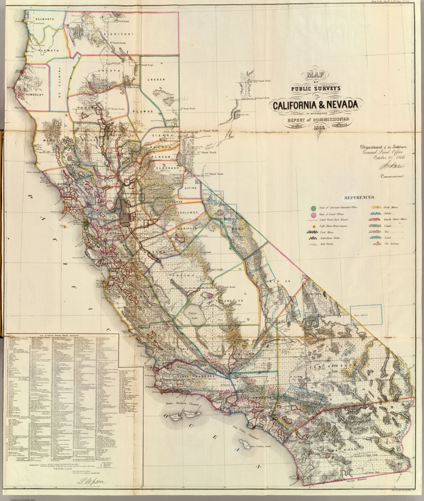 Historic Maps - Spg California Map