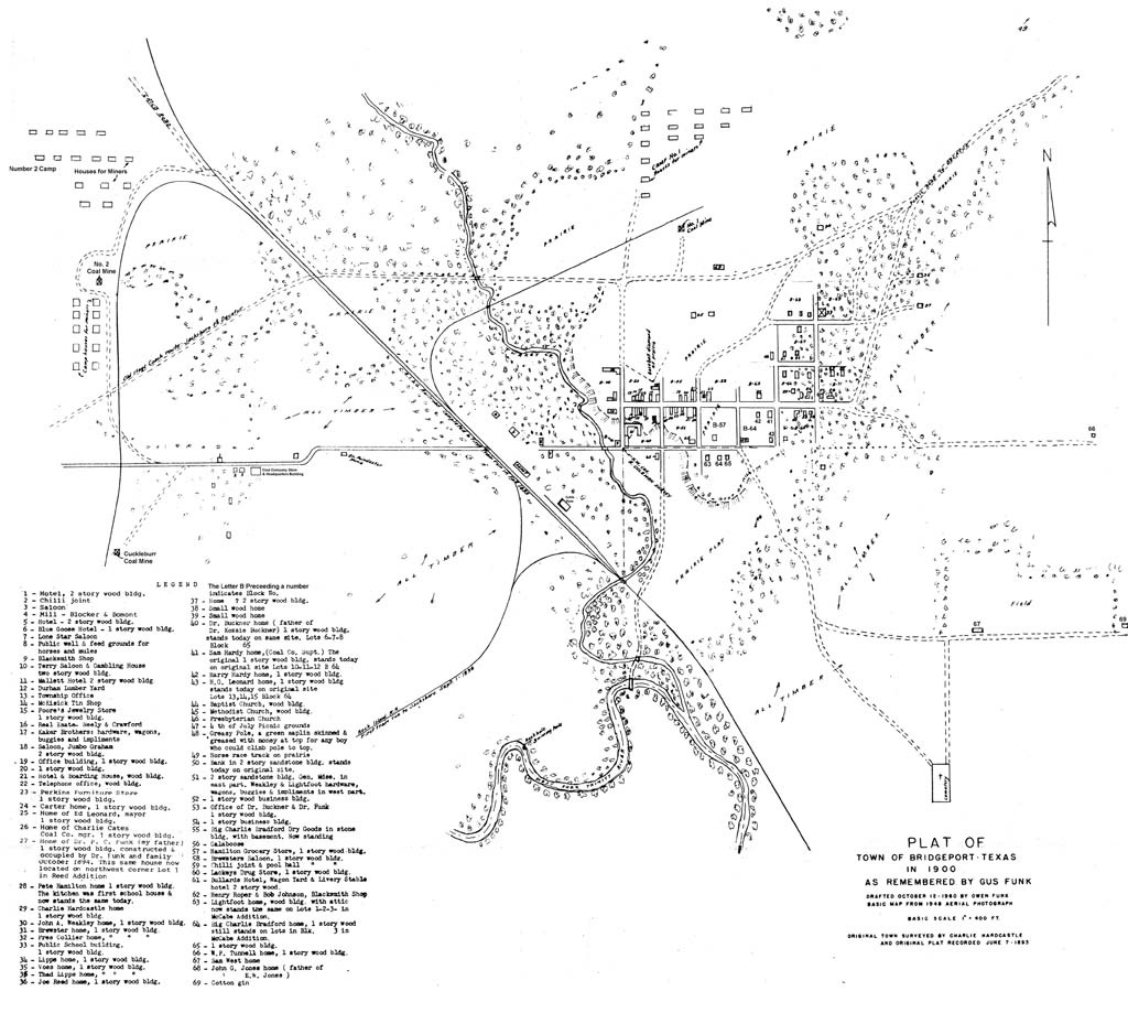 History Of Bridgeport, Texas - Bridgeport Texas Map
