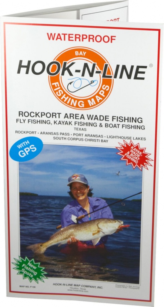 Hook-N-Line Map F130 Rockport Wade Fishing Map (With Gps) - Rockport Texas Fishing Map