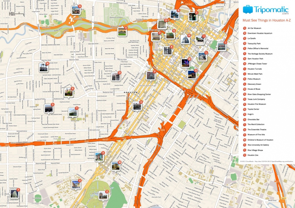 Houston Printable Tourist Map | Homeschooling &amp;amp; Unschooling - Printable Tourist Map Of Lucerne