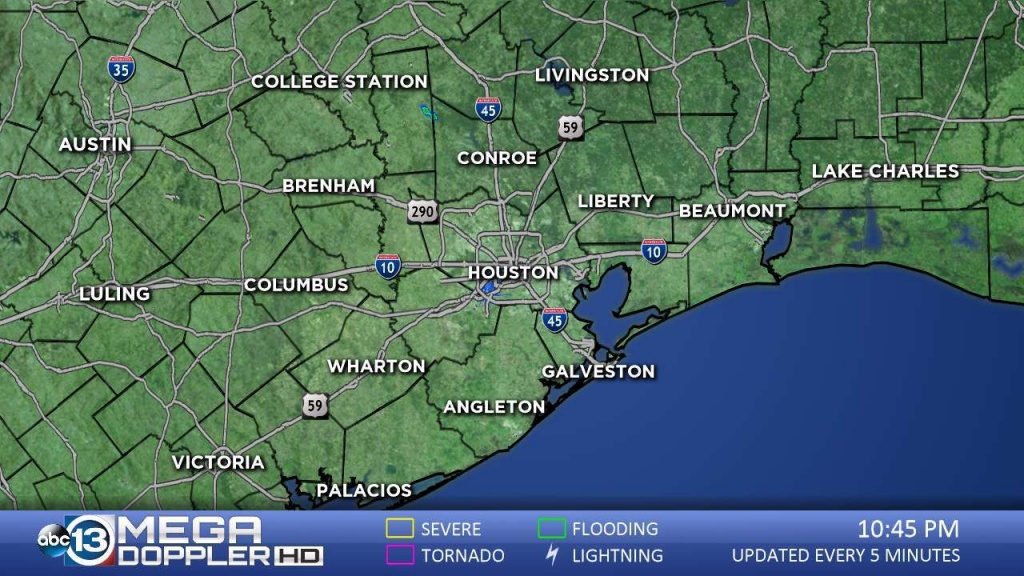 Houston Weather News, Forecast, Radar | Live Doppler 13 Hd | Abc13 - Radar Map For Houston Texas