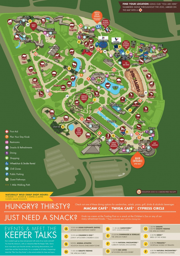 Houston Zoo Map - Printable Detroit Zoo Map