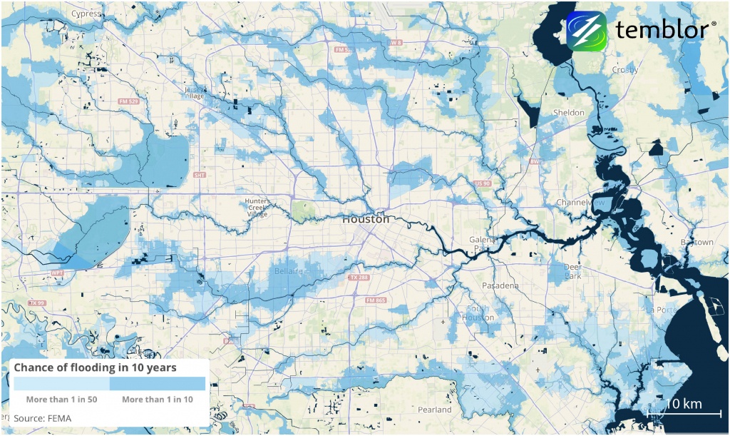 How Accurate Were The Flood Risk Maps? (Houston, West: Insurance - Houston Texas Flood Map