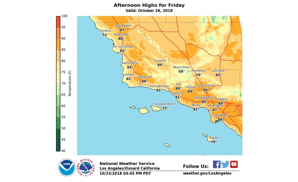 How Long Will The Heat Last In Southern California? – Orange County - Southern California Heat Map